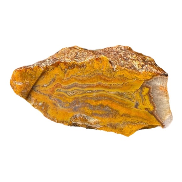 Rare Turkish Agate Yellow and White Banding - Picture 11 of 11